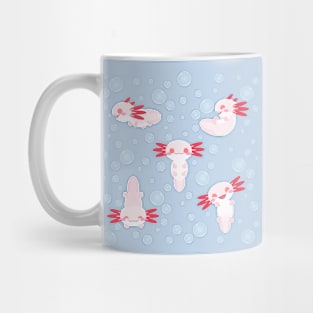 Cute Albino Axolotls Mug